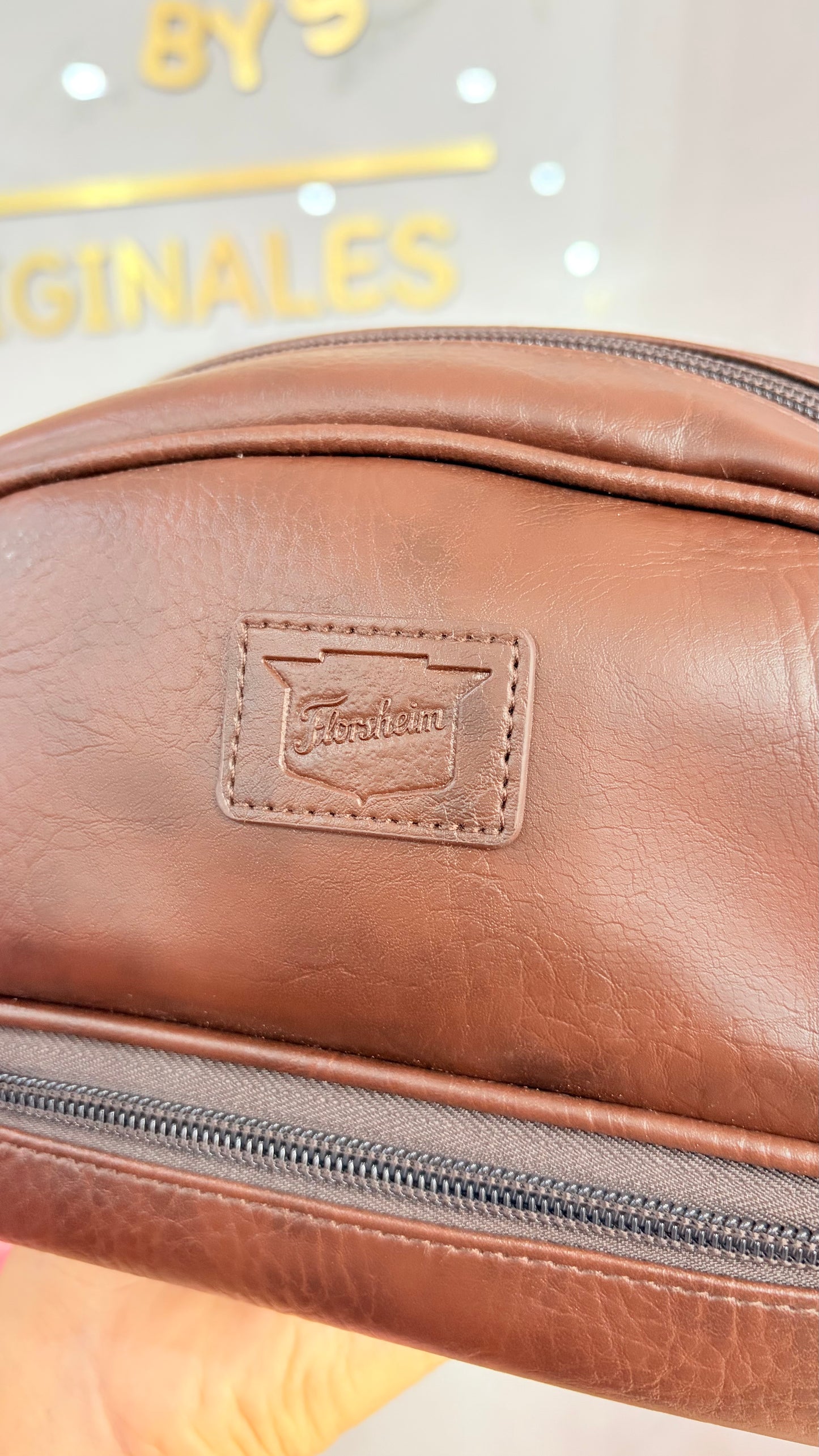 Bolso De Mano Caballero Café Florshein