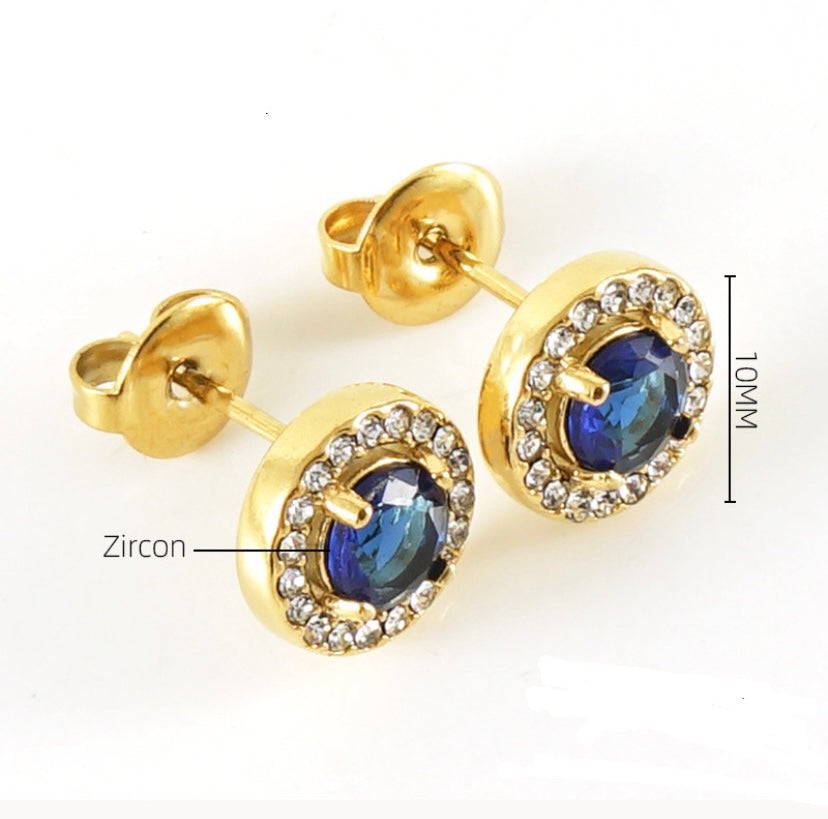 Aretes Amaranta Azul