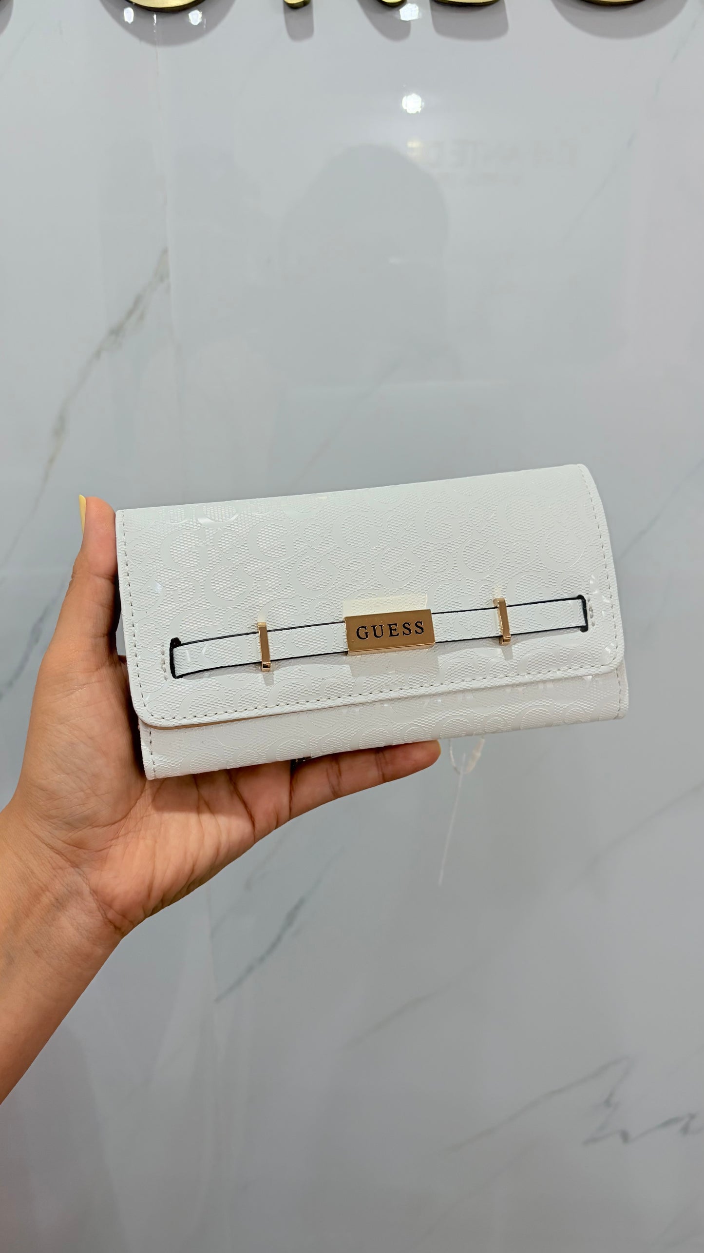 Cartera Dama Blanco Guess