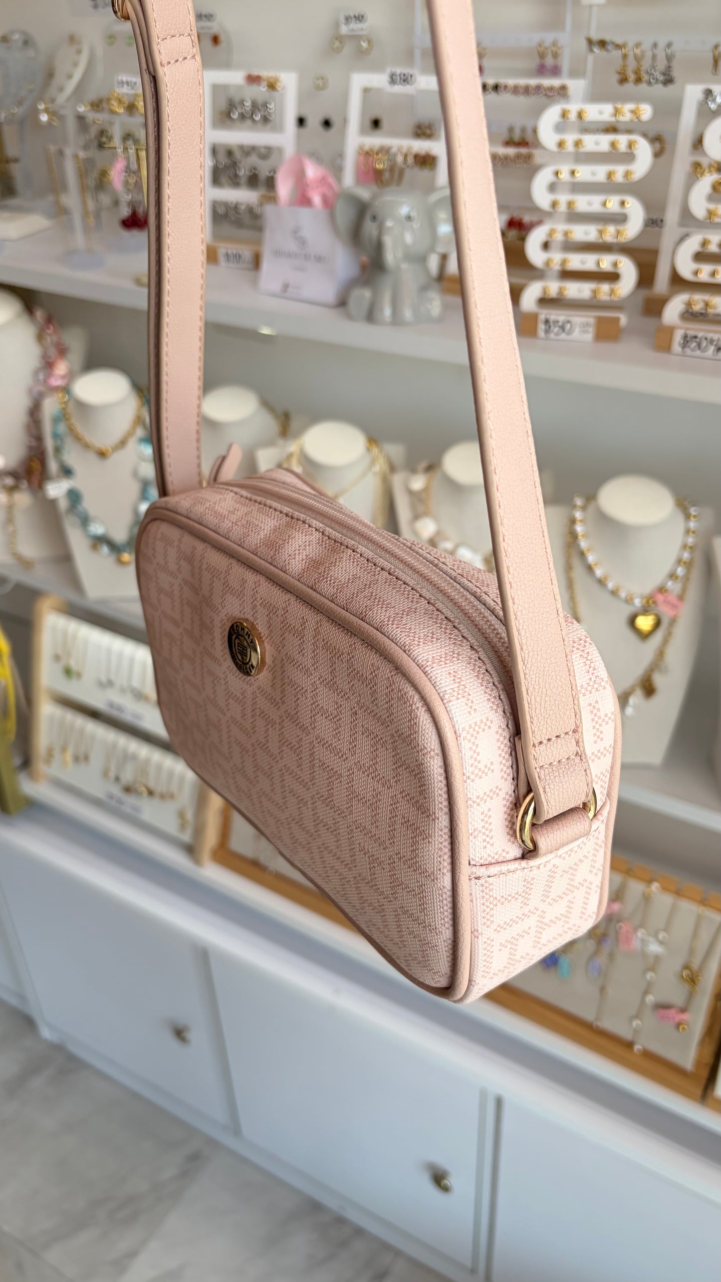 Bolsa Dama Crossbody Rosa Tommy Hilfiger
