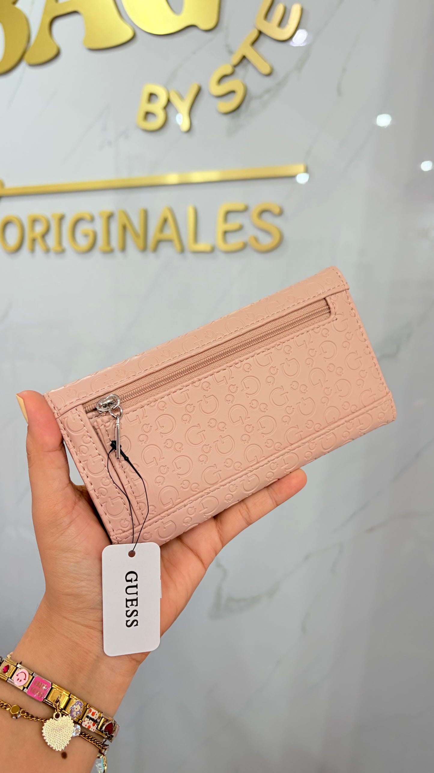 Cartera Dama Beige Guess