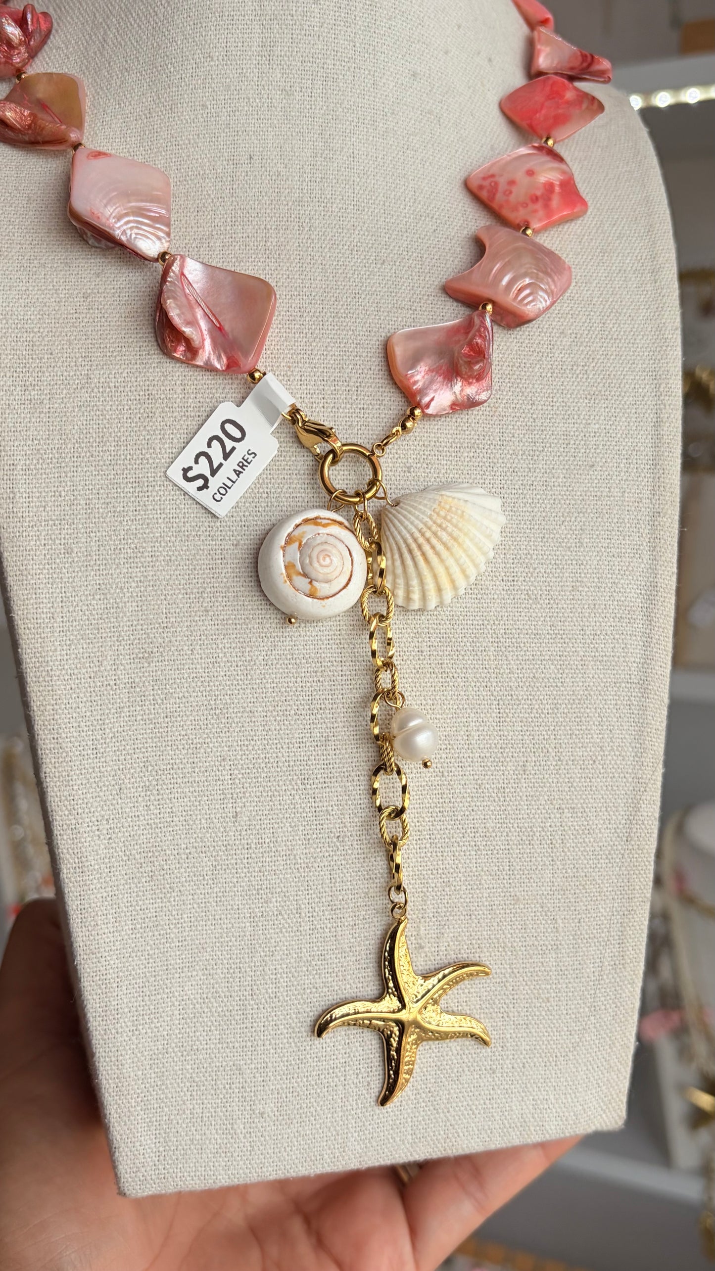 Collar Maxi Rosa Estrella