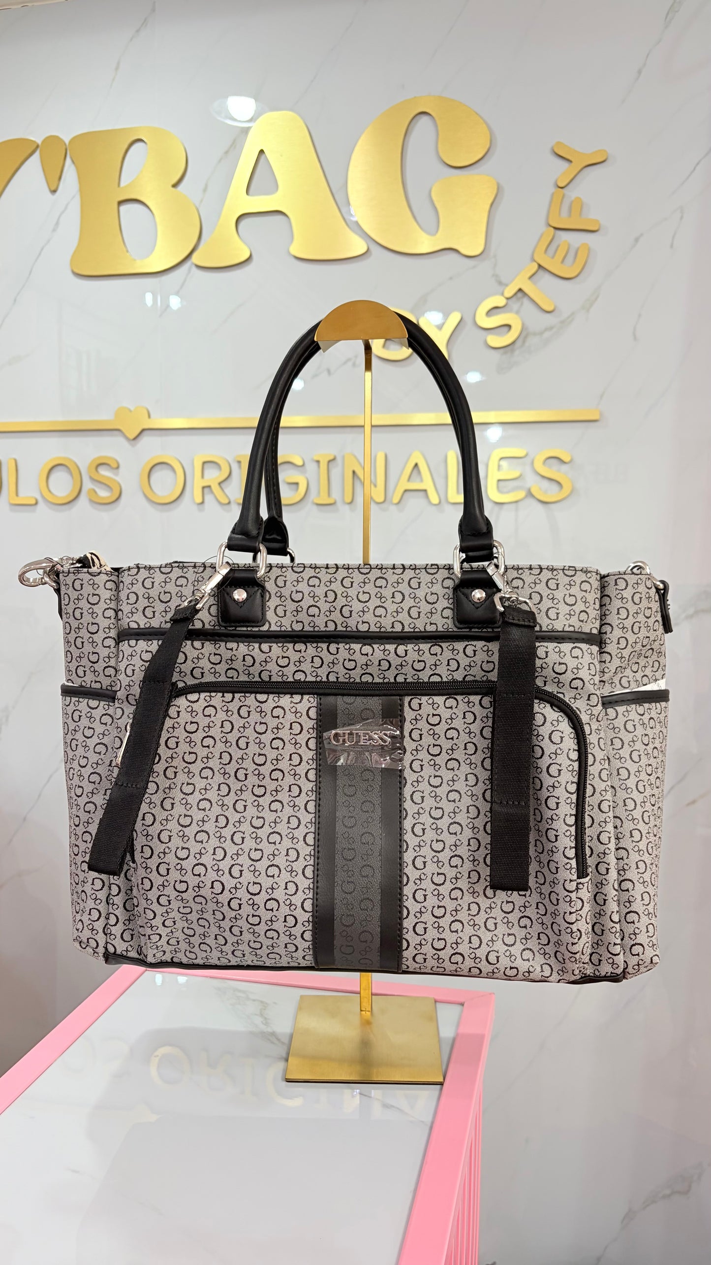 Bolsa Dama Maxi Pañalera Trabajo Guess