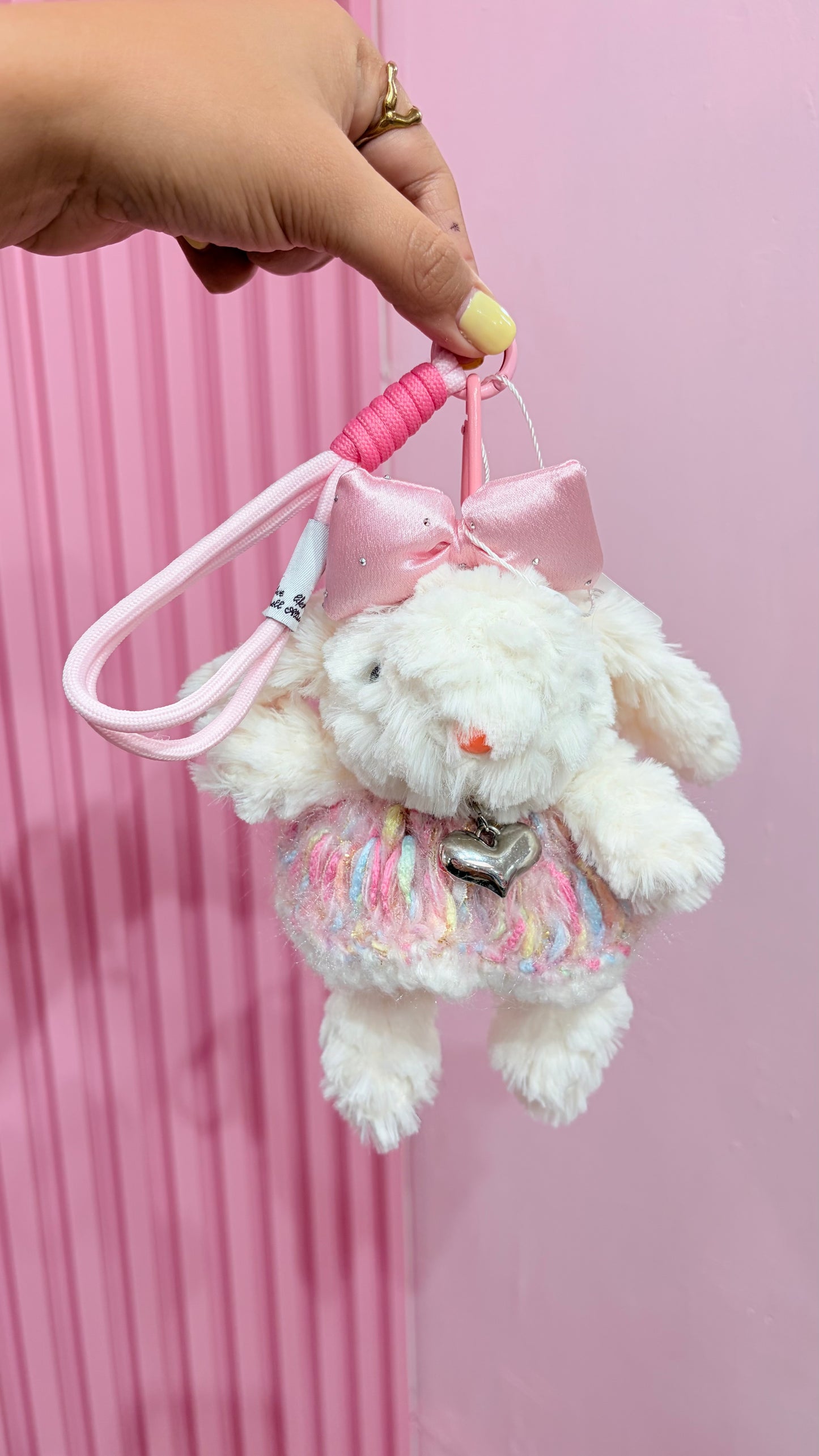Llavero Maxi Conejito Rosa