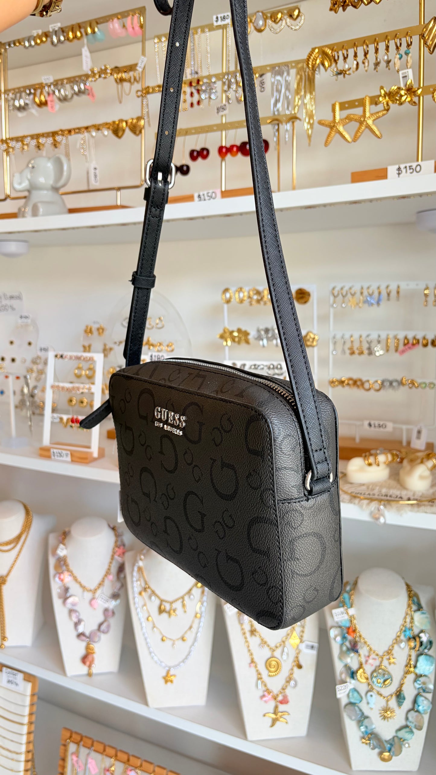 Bolsa Dama Negro Guess