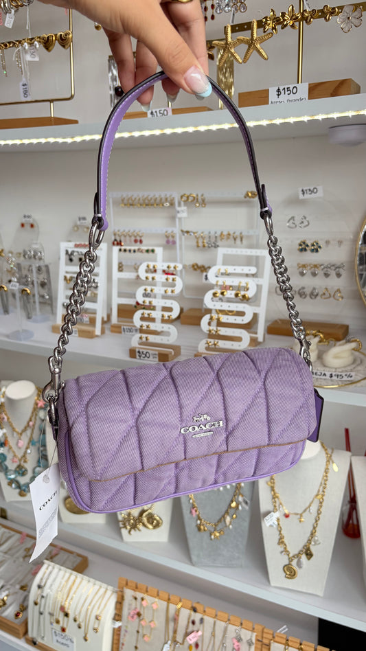 Bolsa Dama Hailey Morada Coach