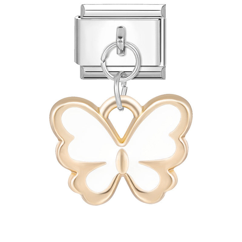 Charm Italiano Colgante Mariposa