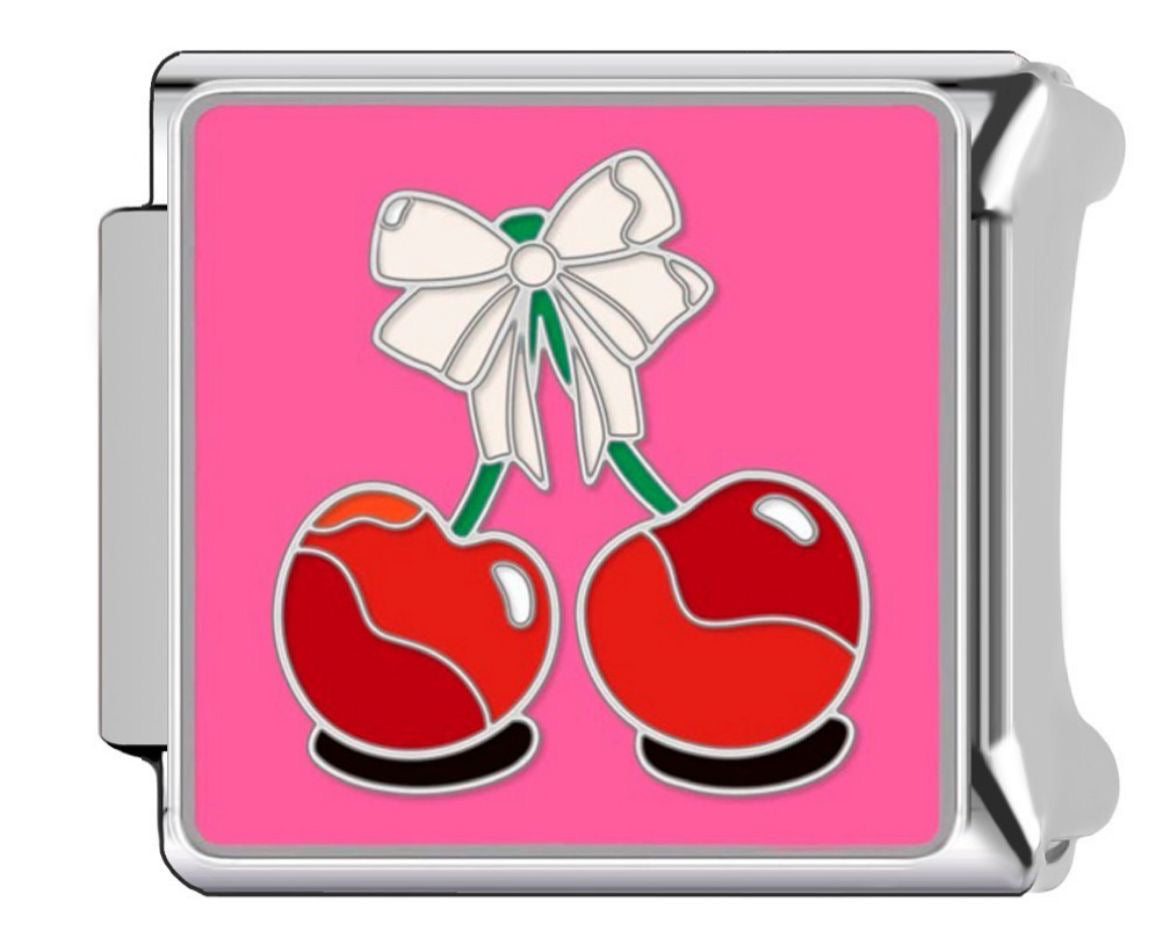 Charm Italiano Cereza Con Fiusha