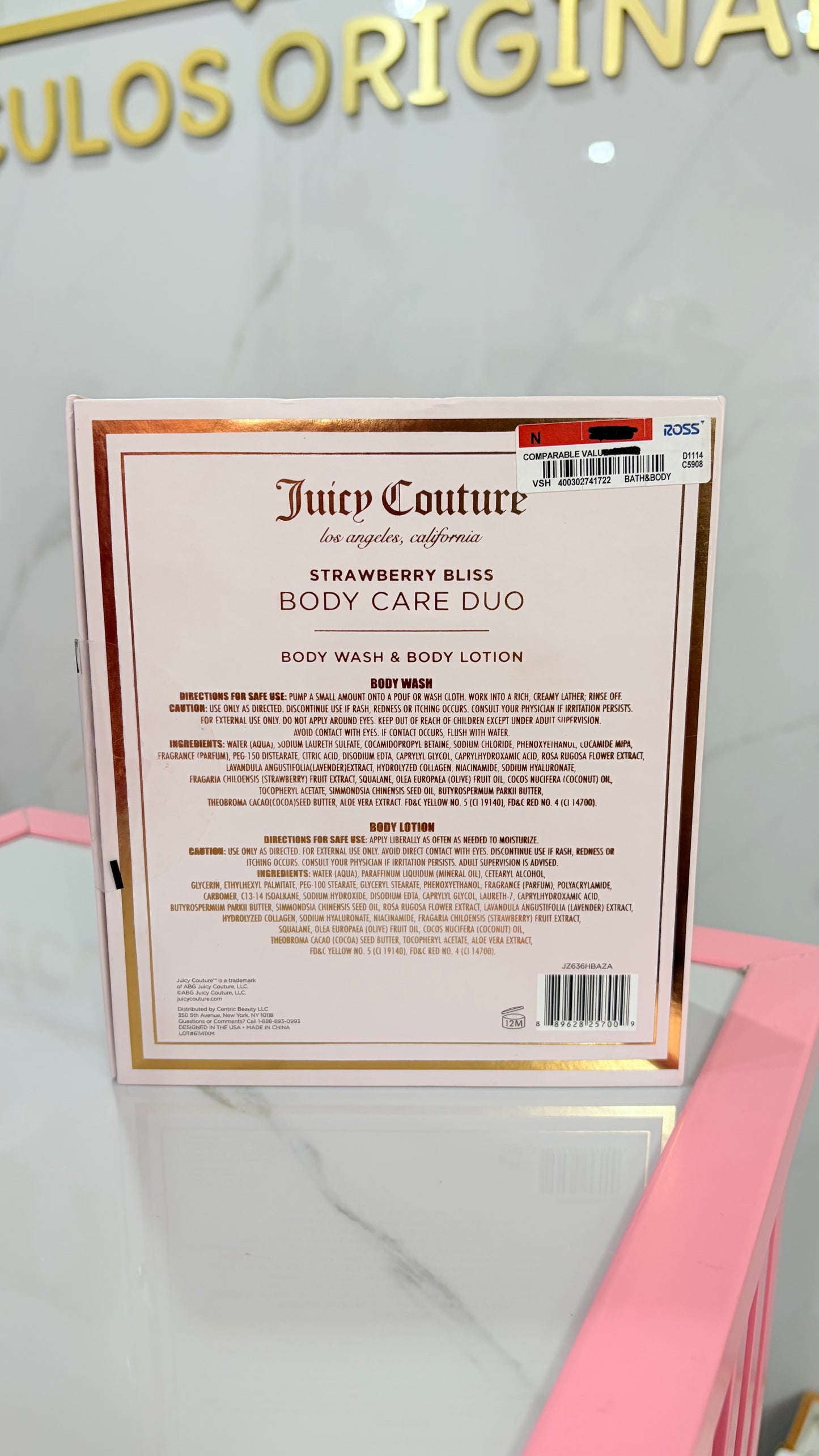 Body Care Dúo jabón de ducha y crema corporal Juicy Couture