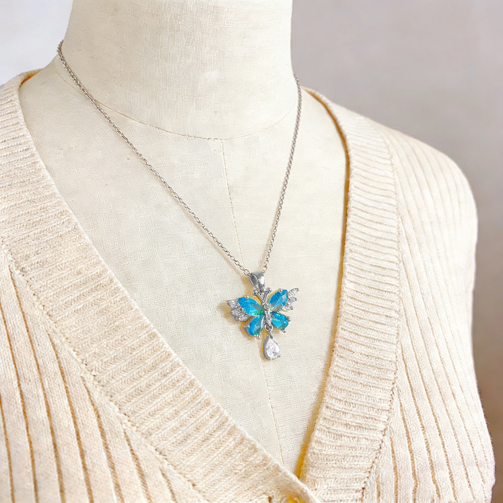 Collar Mariposa Azul 🦋