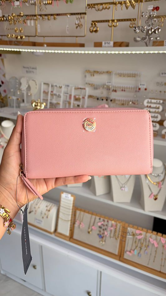Cartera Dama Rosa Tommy Hilfiger