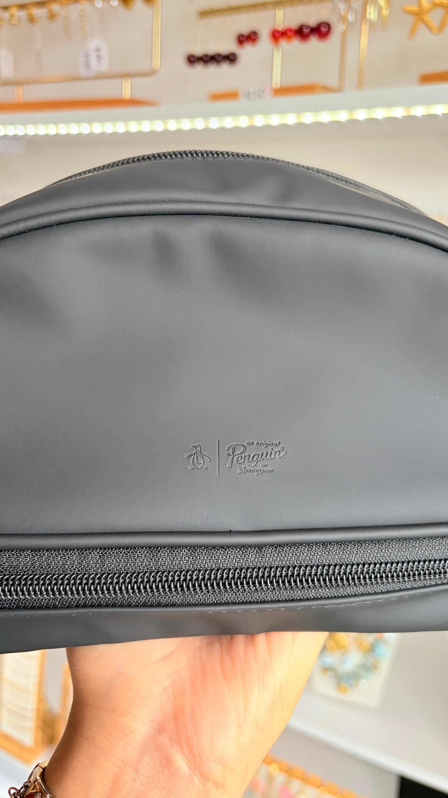 Bolso De Mano Caballero Negro Penguin