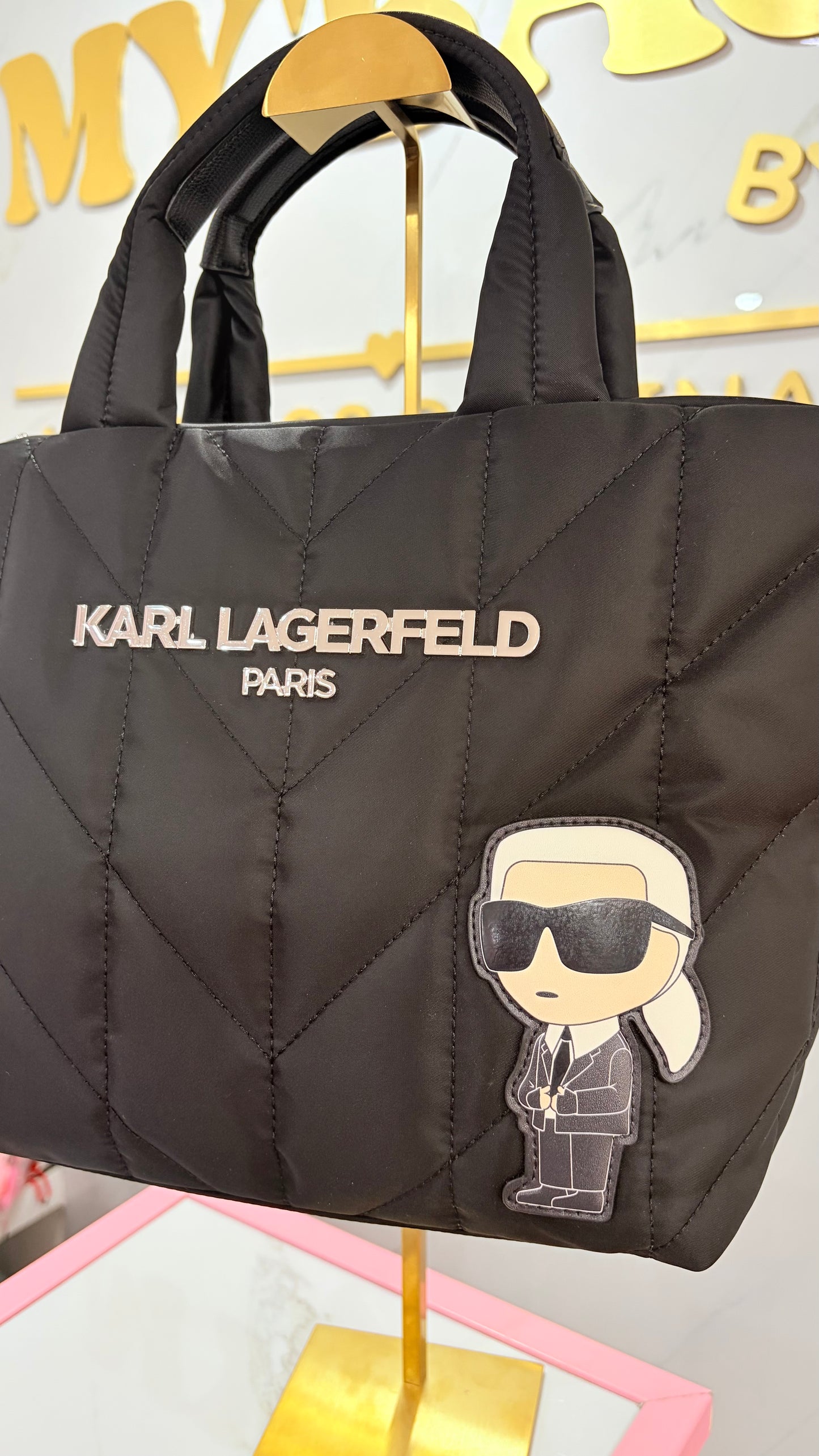 Bolsa Dama Negra Karl Lagerfeld