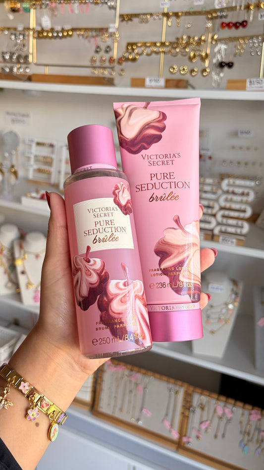 Dúo body mist y crema Pure Seduction brulee Victoria’s Secret