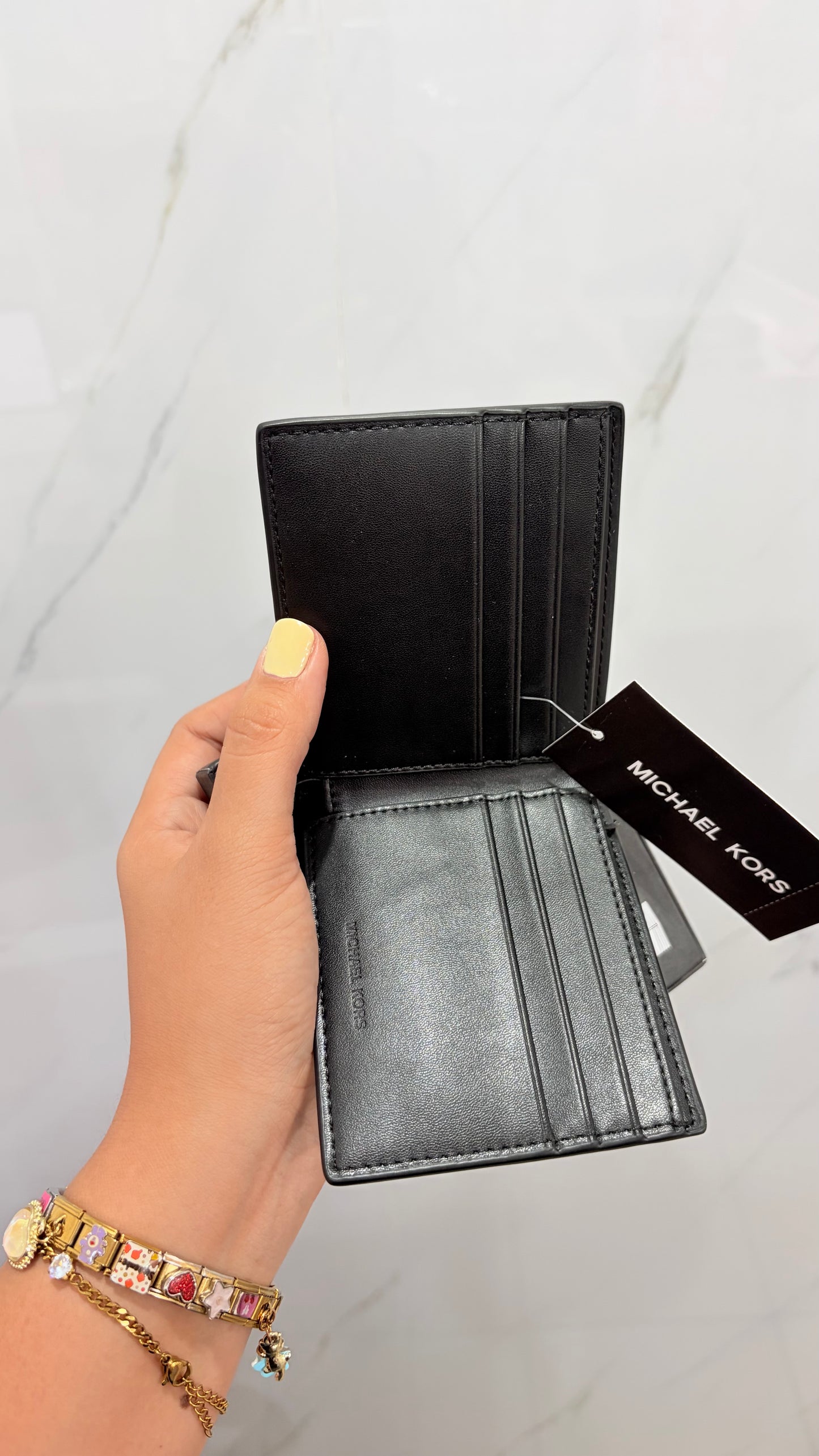 Cartera Caballero Negro Michael Kors