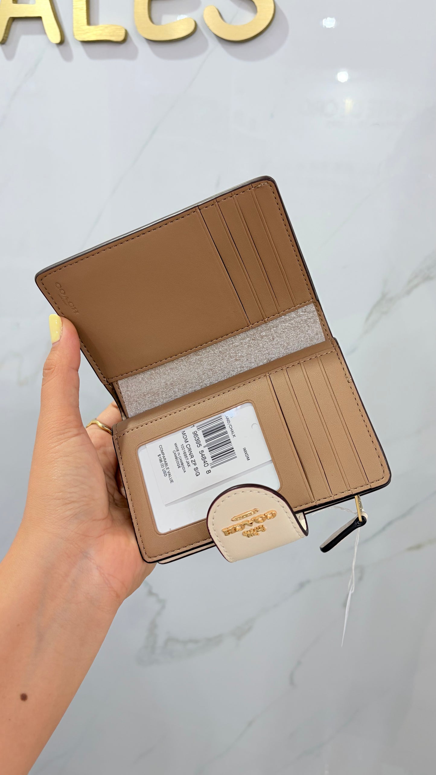 Cartera Dama Beige Coach