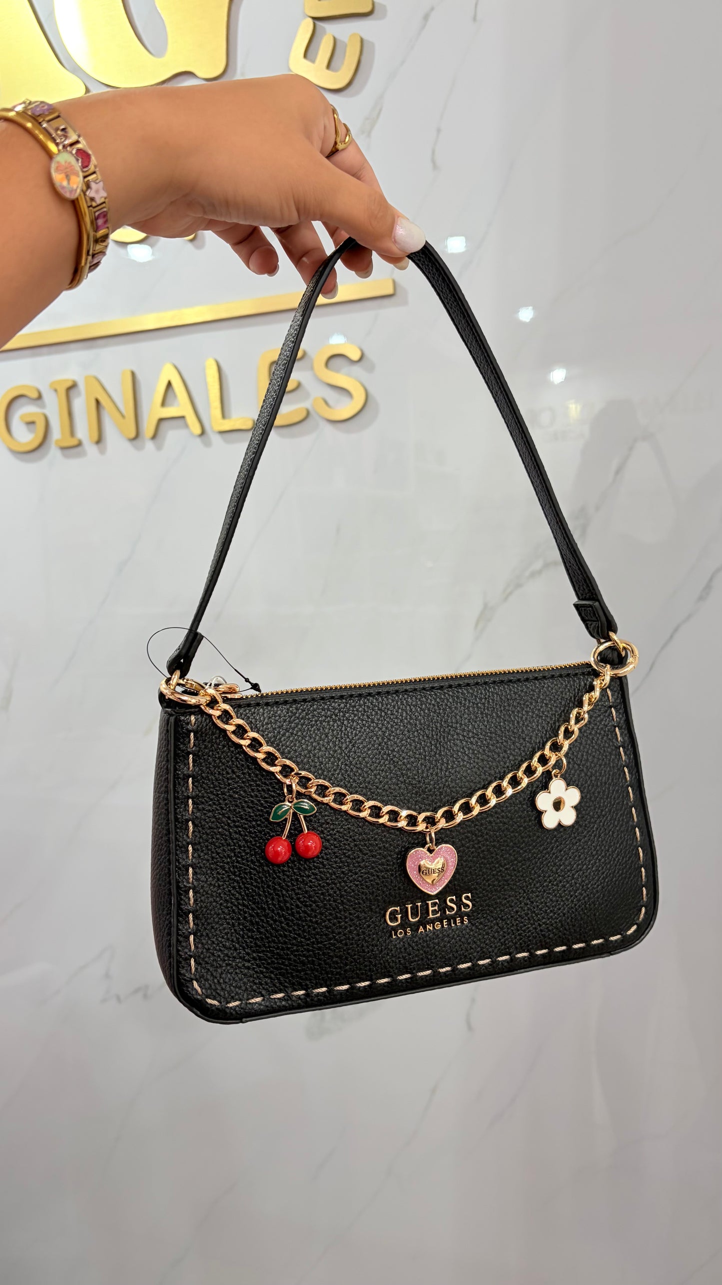 Bolsa Dama Negro Guess