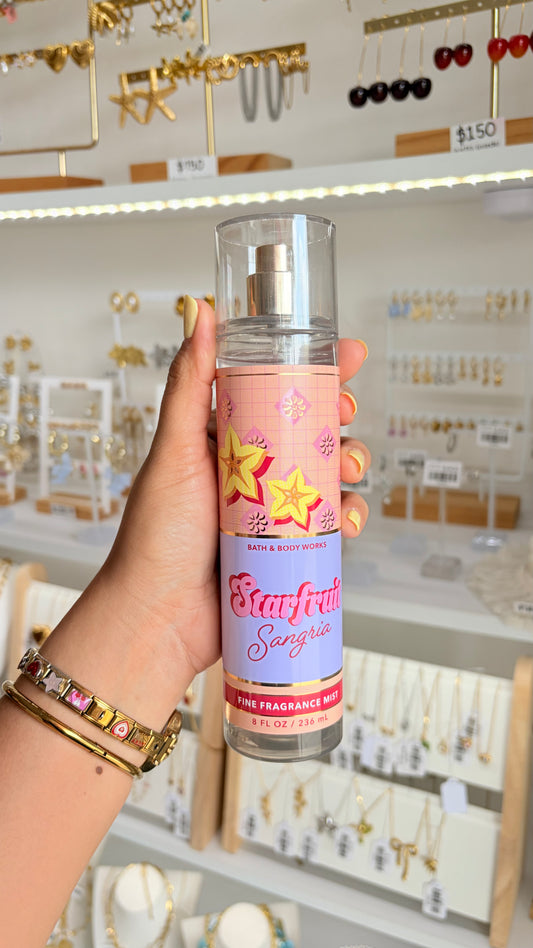 Body Mist Starfruit Sangria B&BW