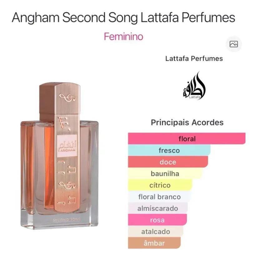 Perfume Dama Angham Second Song Lattafa