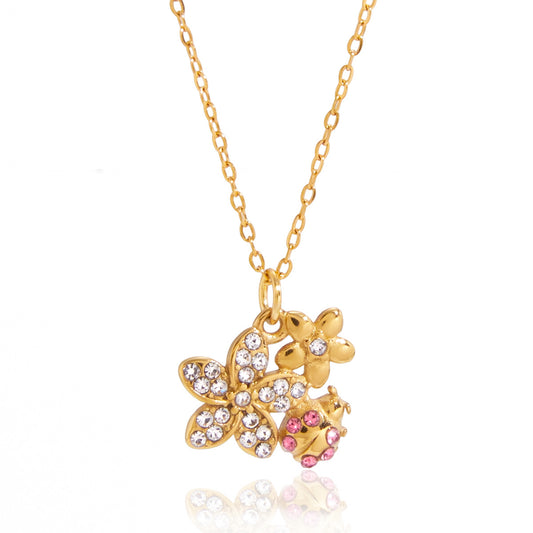 Collar Flor Y Catarina 🐞🌸