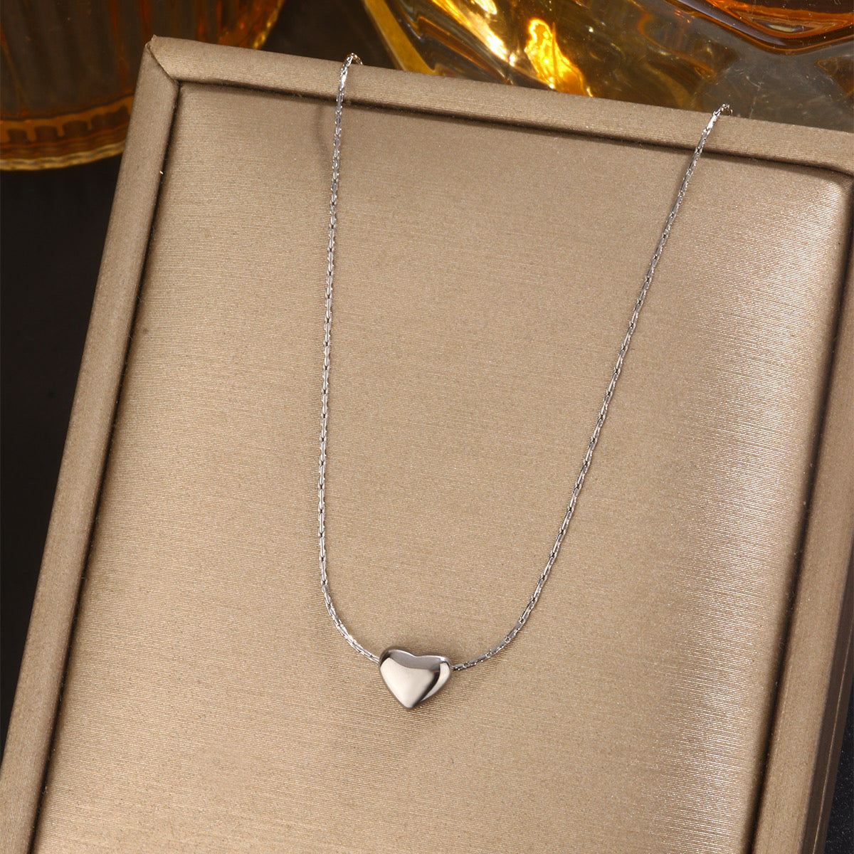 Collar Corina Plateado Mini