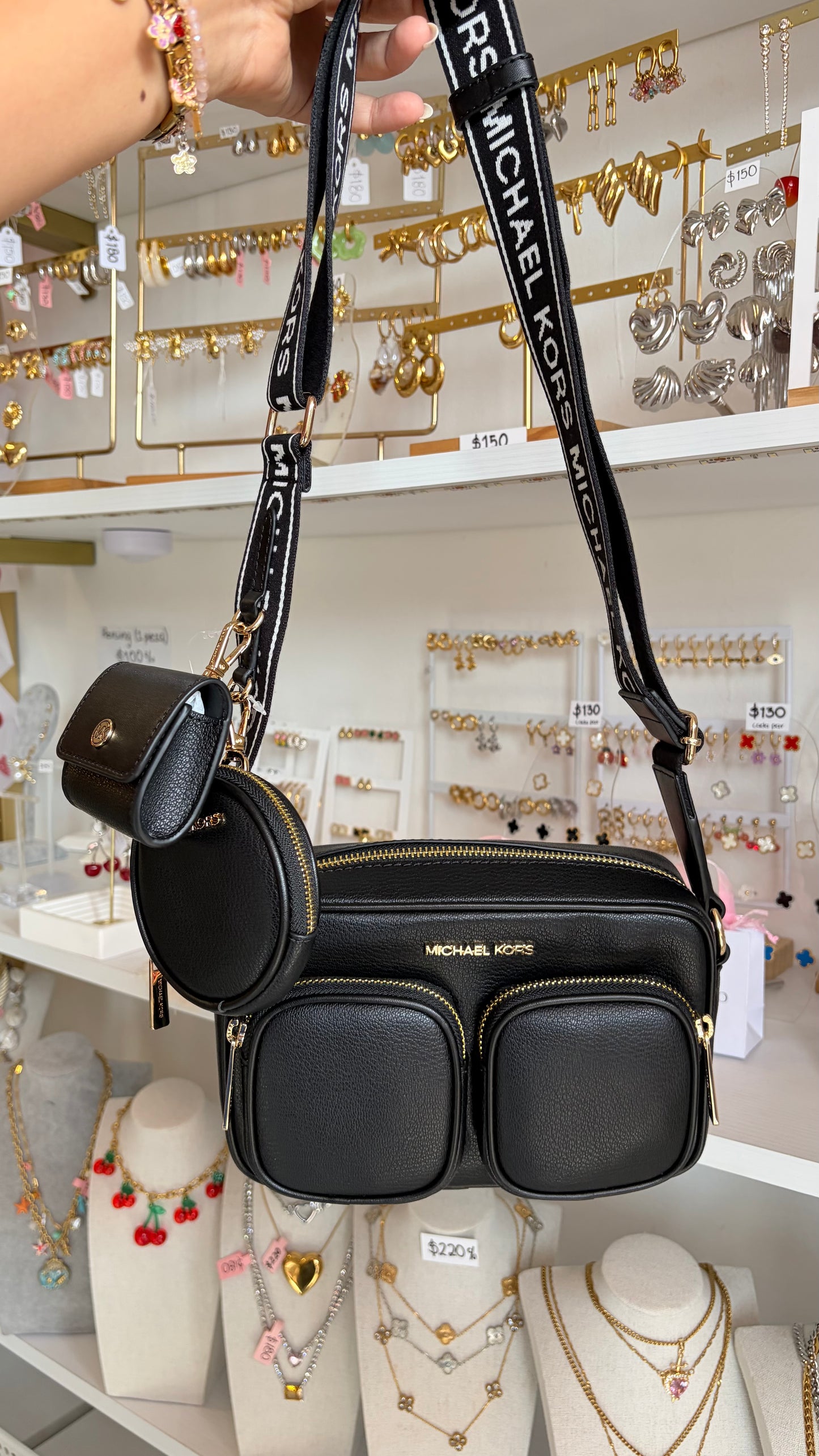 Bolsa Dama Negra Michael Kors