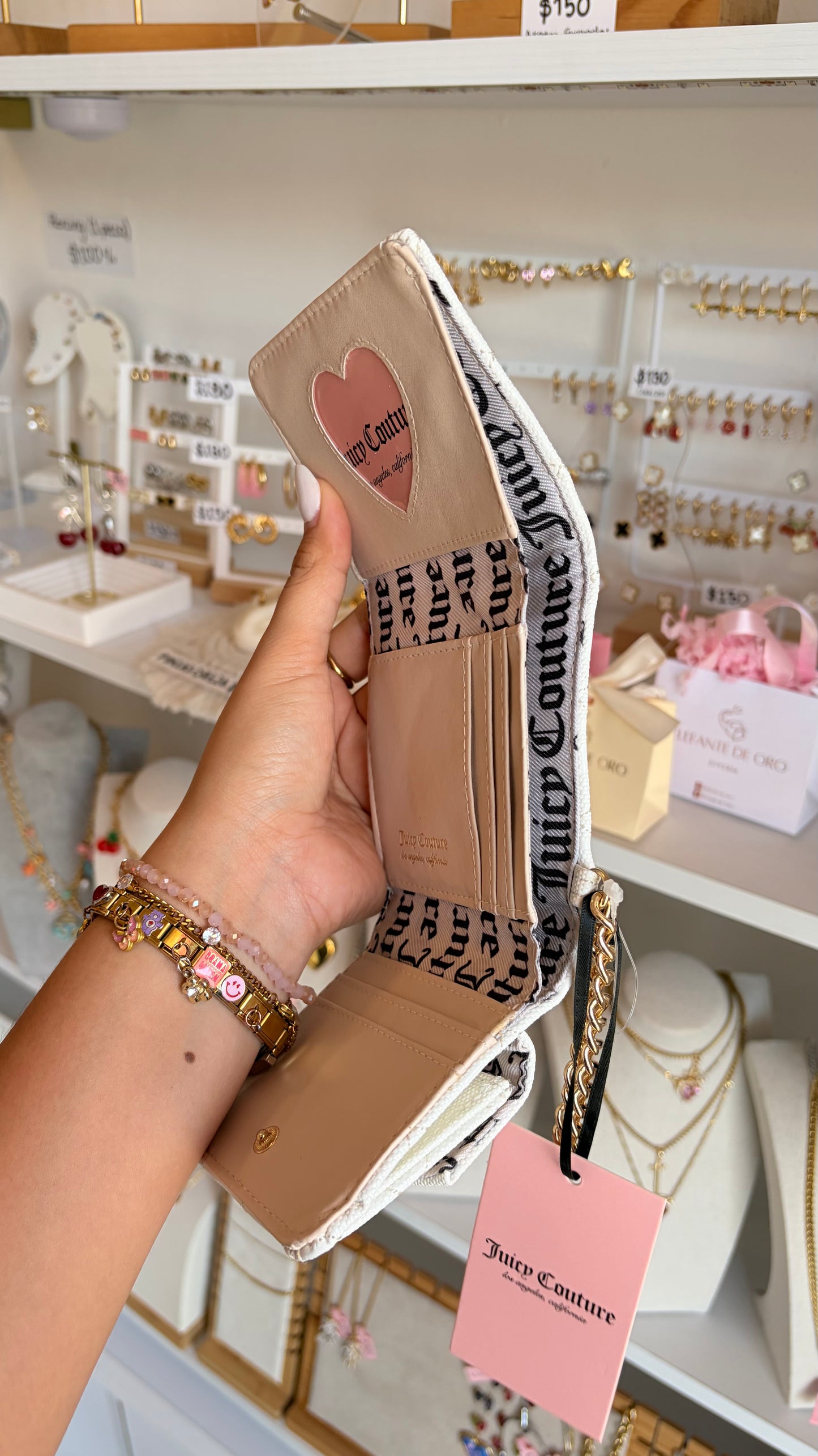 Cartera Dama Blanca Juicy Couture