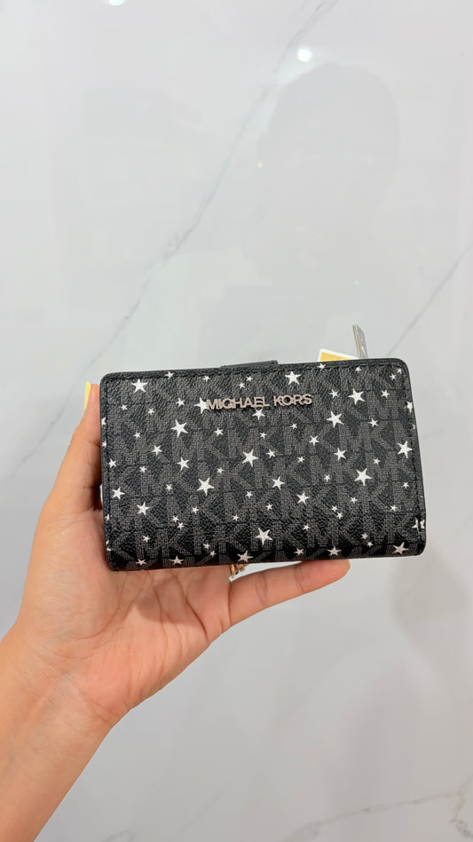 Cartera Negra Estrellas Michael Kors