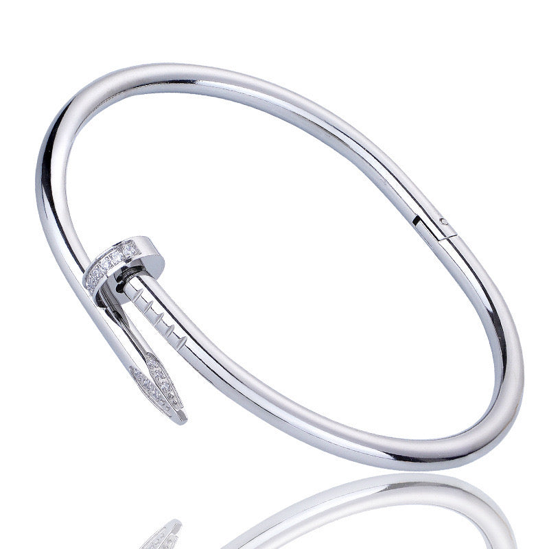Brazalete Clavo Con Brillos