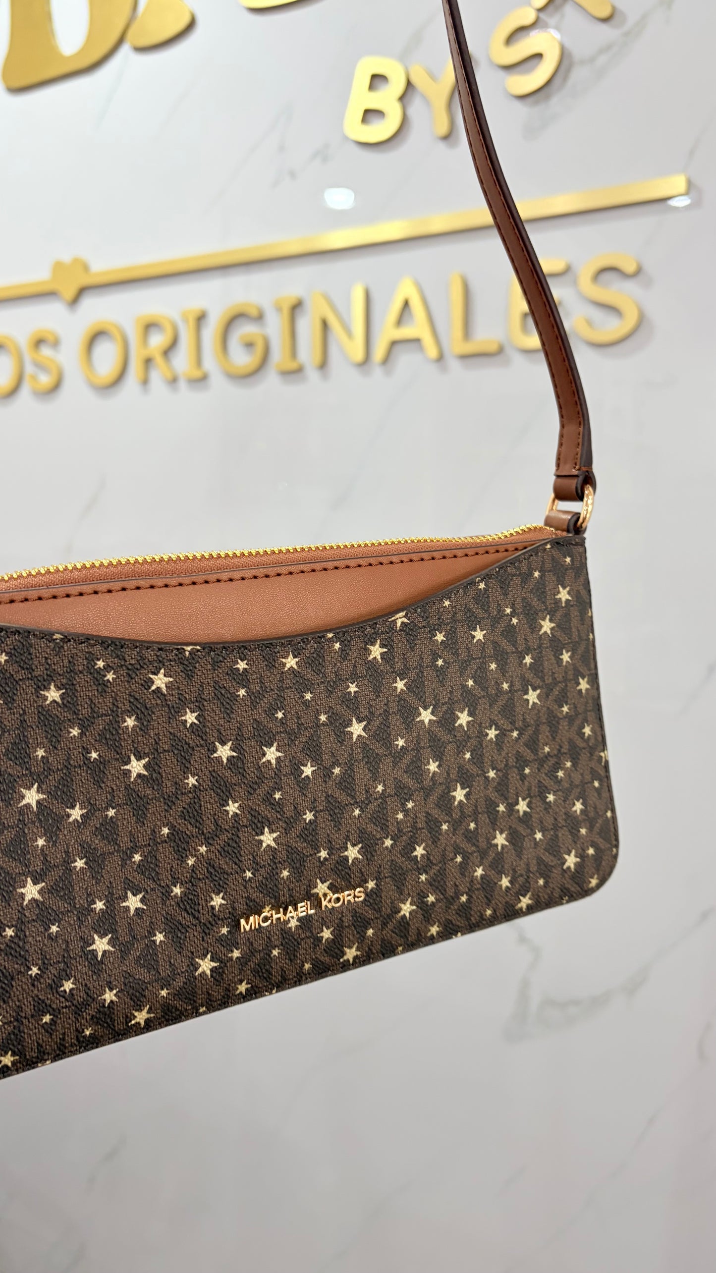 Bolsa Dama Crossbody Chocolate Michael Kors