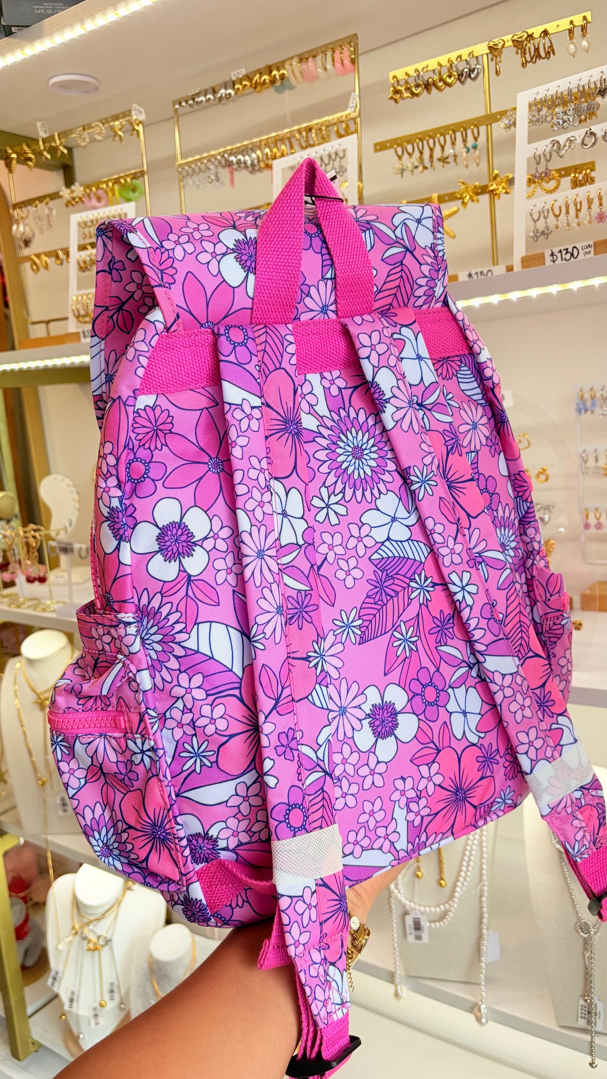 Mochila Rosa Grande Kippling