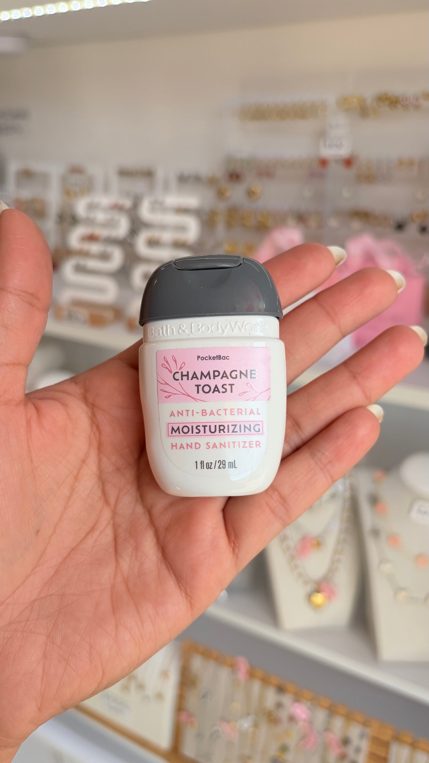 Gel Antibacterial Champagne Toast B&BW