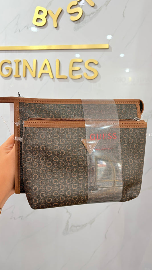 Dúo Cosmetiqueras Chocolate Guess