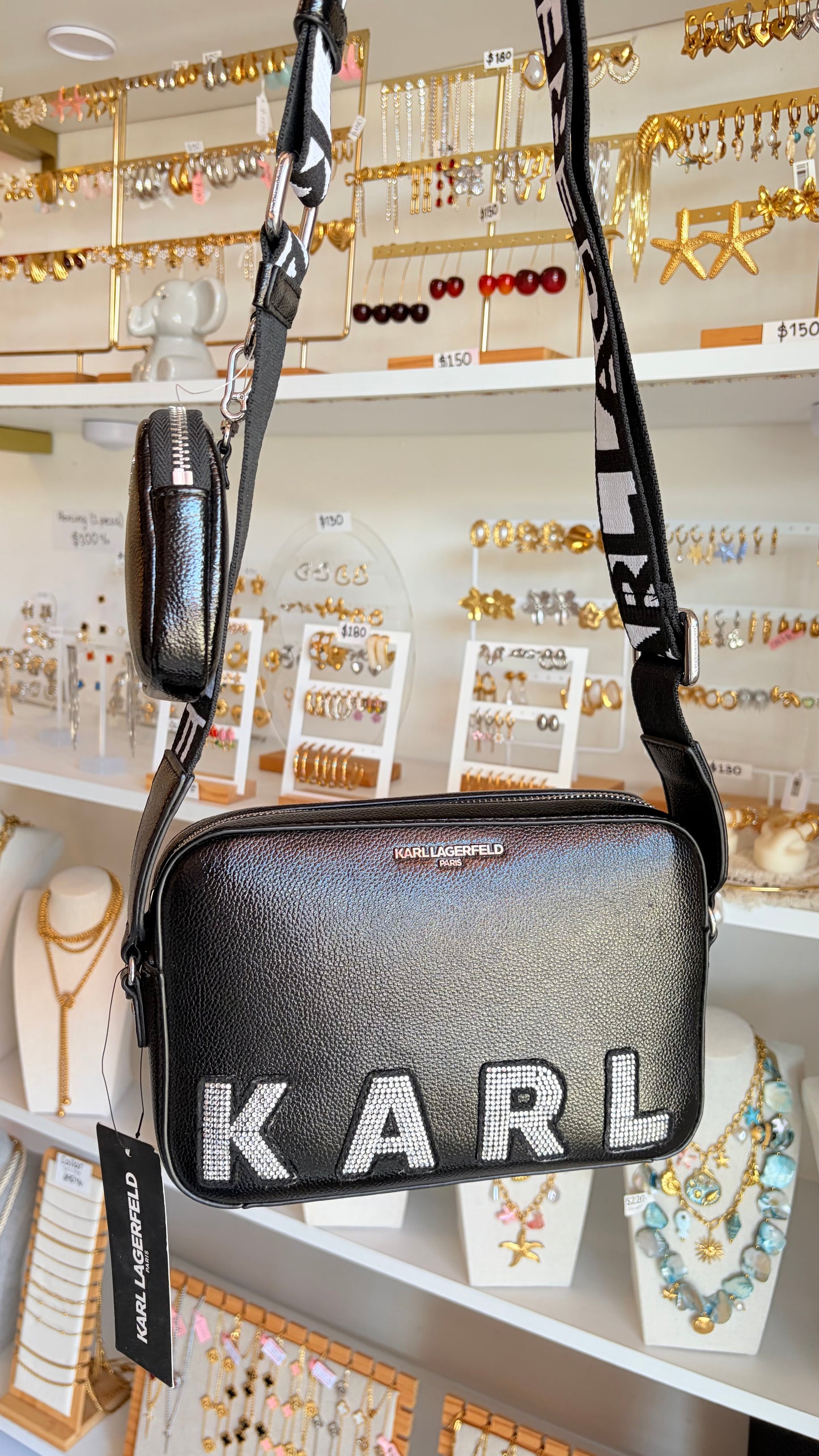 Bolsa Dama Negra Karl Lagerfeld