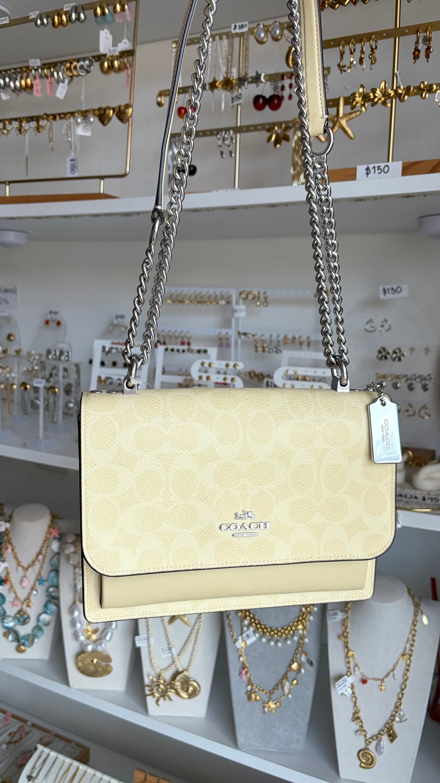 Bolsa Klare Amarillo Beige Coach