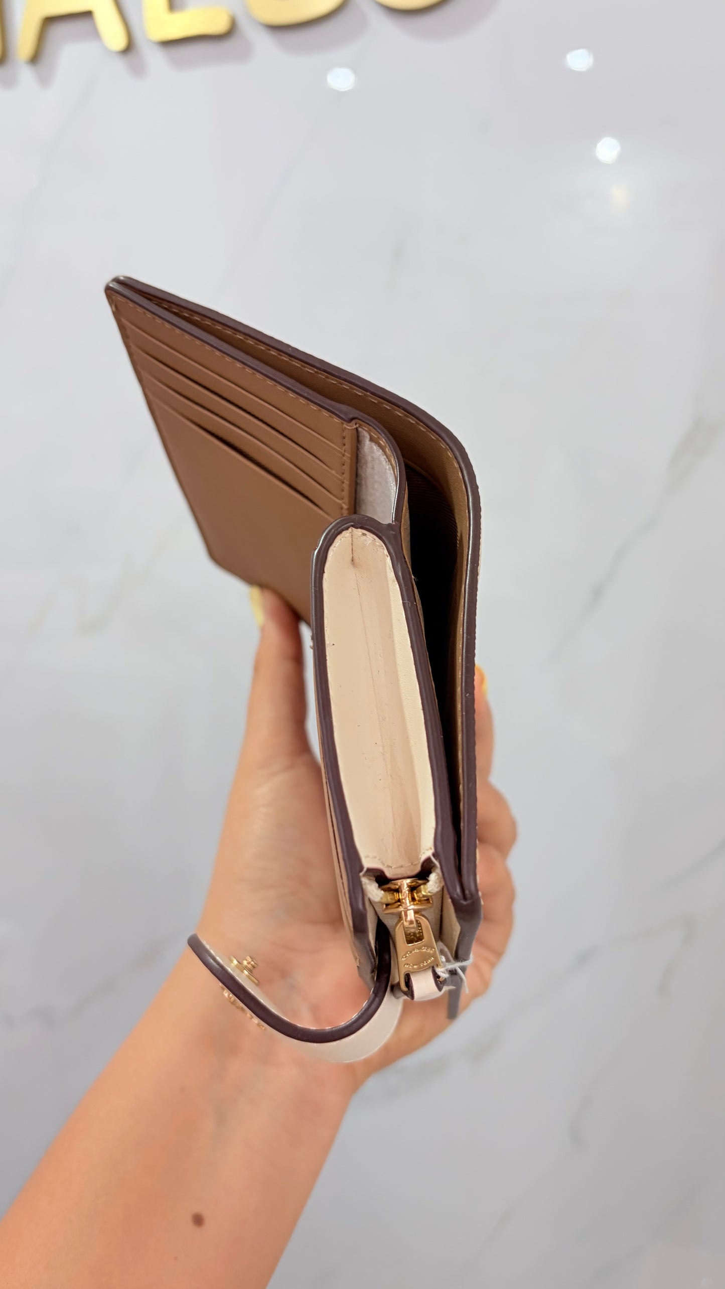 Cartera Dama Beige Coach