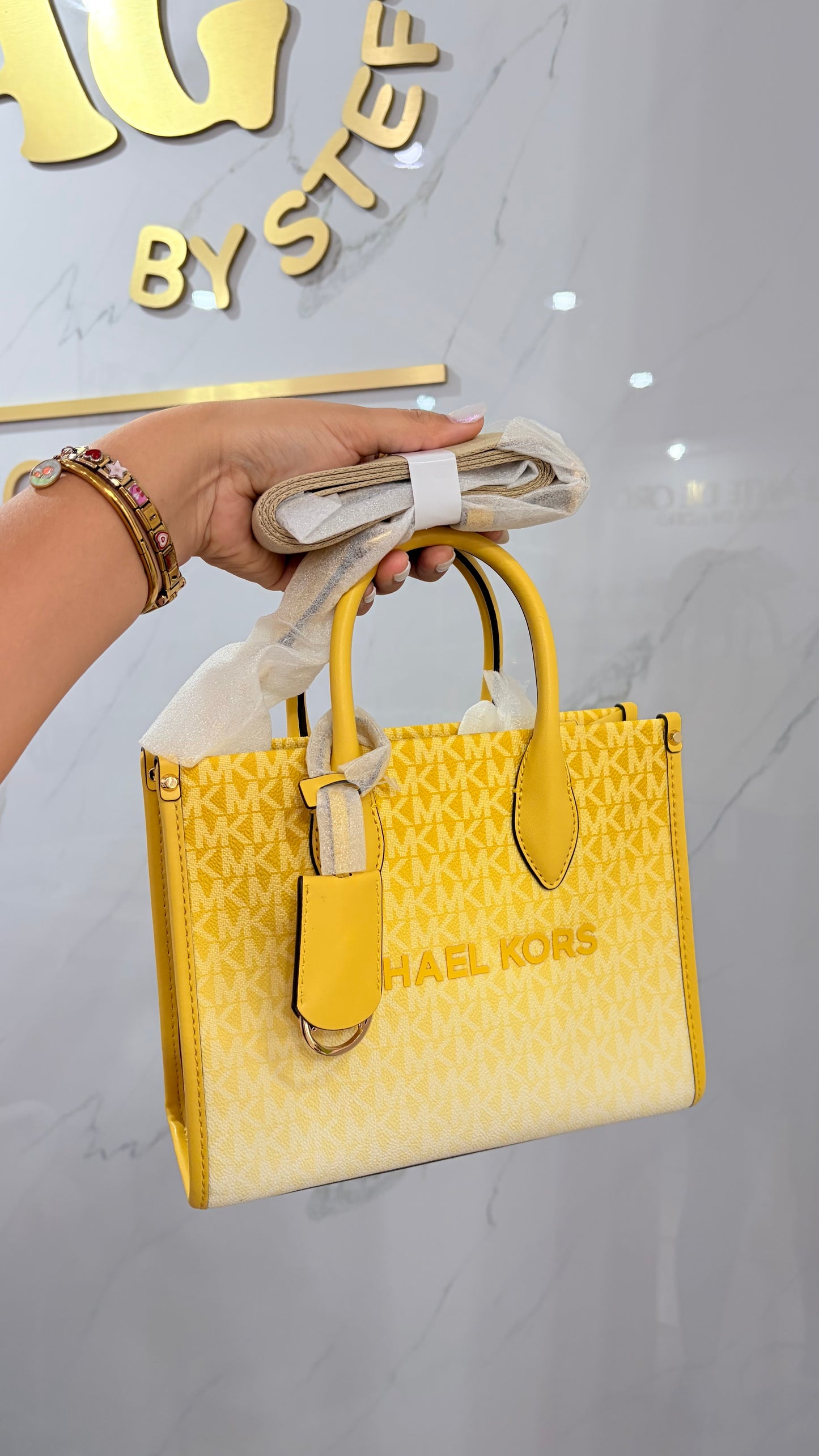 Bolsa Dama Amarillo Michael Kors