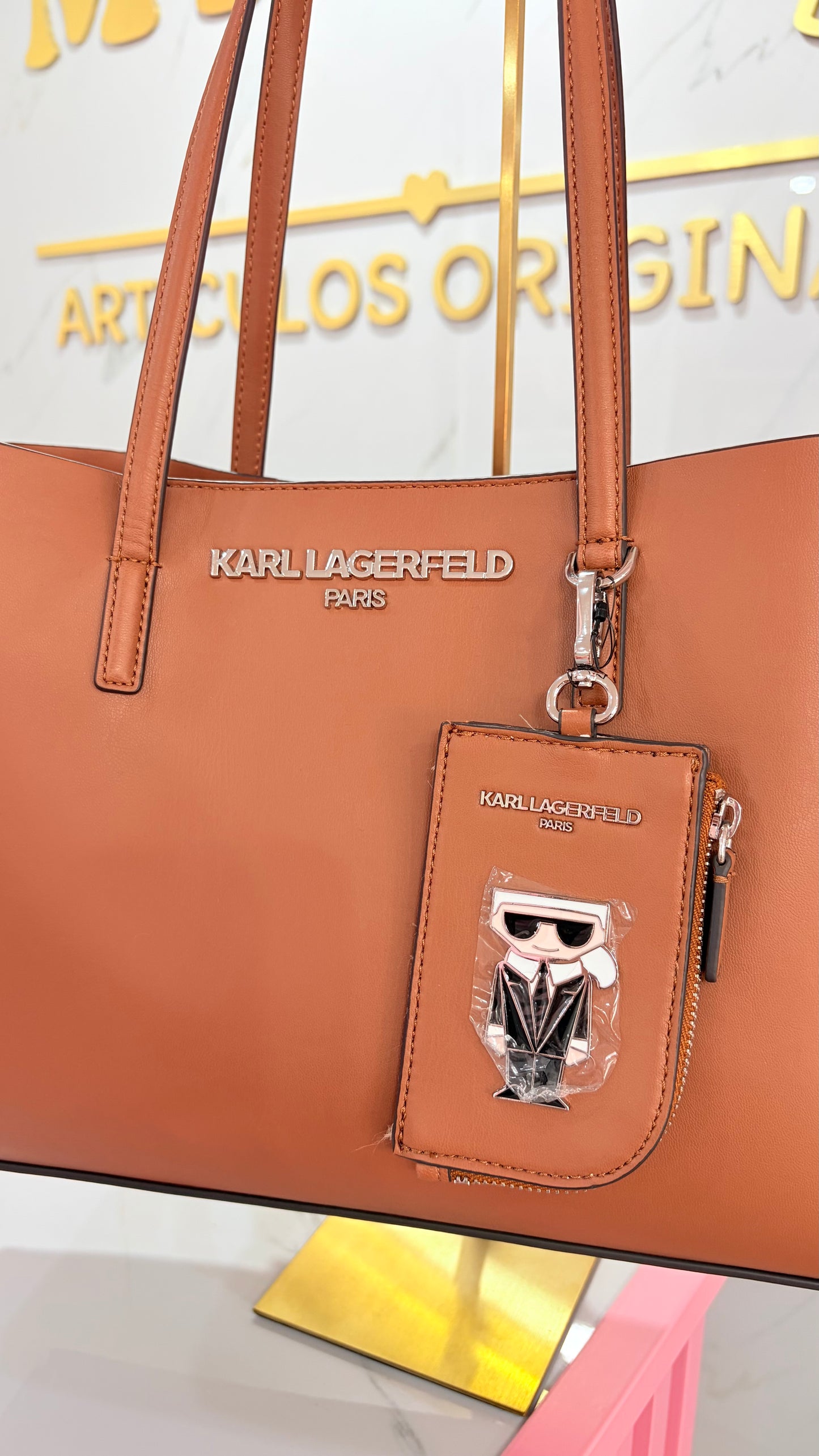 Bolsa Dama Tote Marrón Karl Lagerfeld
