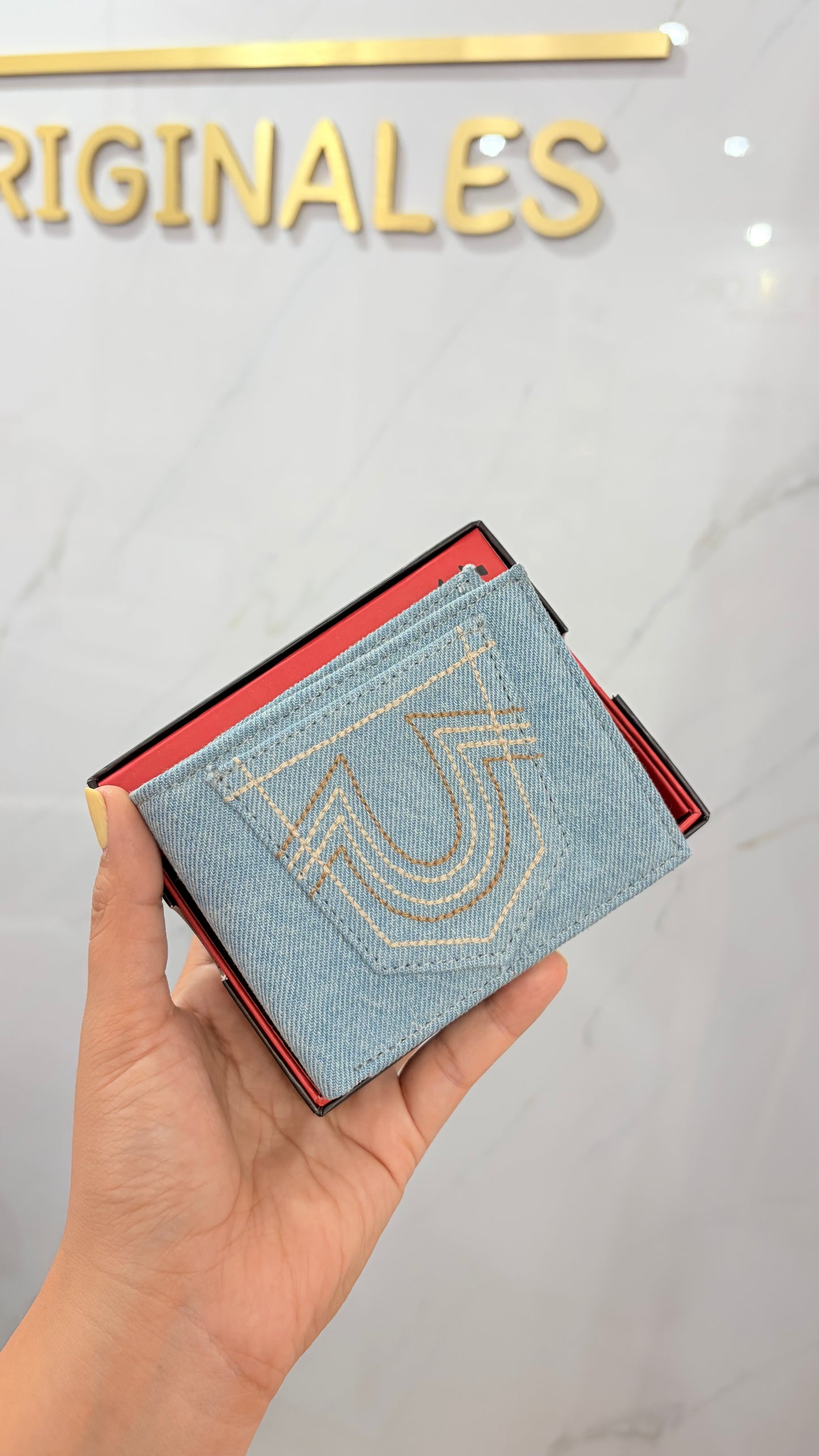 Cartera Caballero Mezclilla Trié Religion