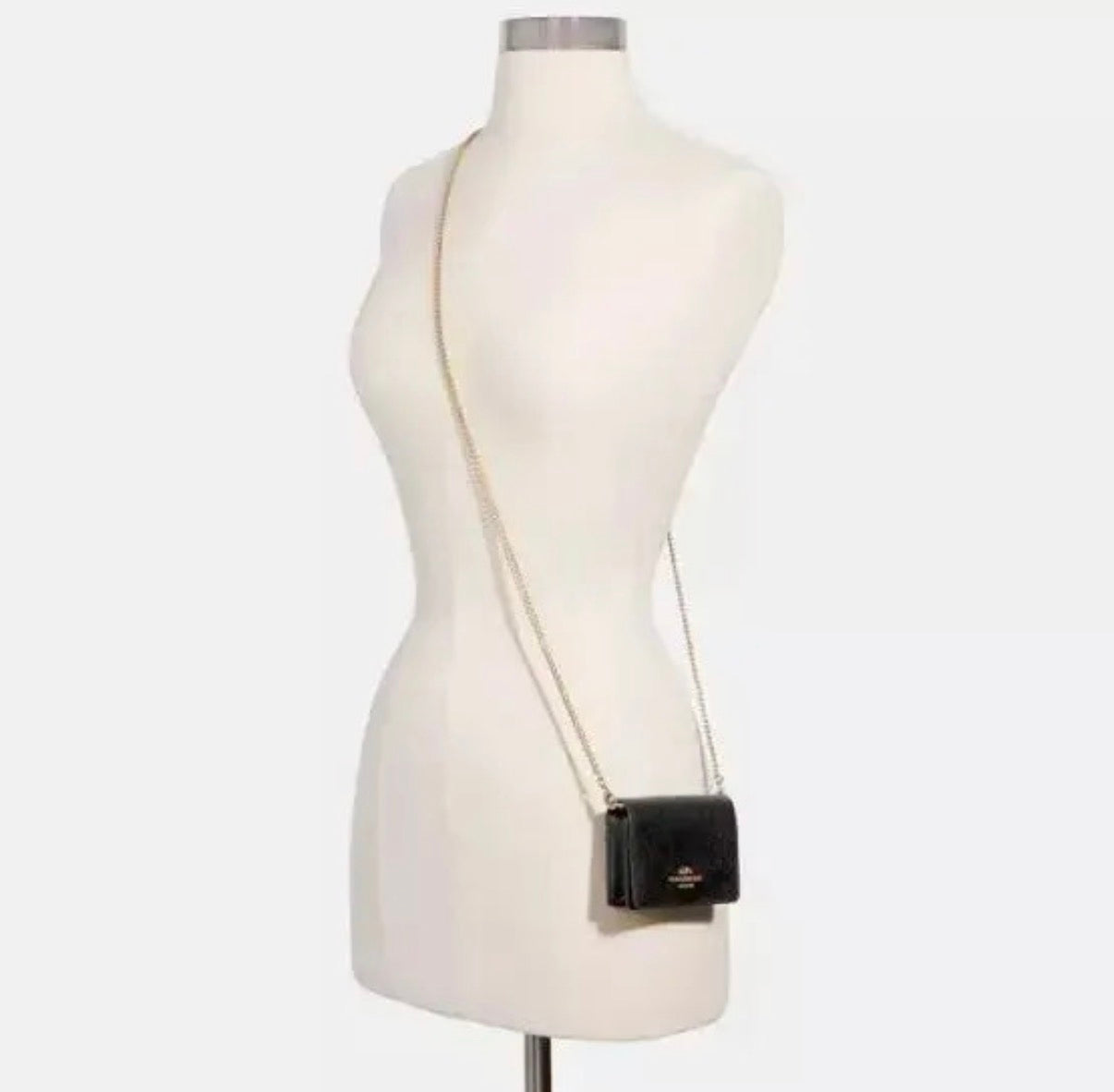 Mini Cartera Crossbody Dama Negra Coach
