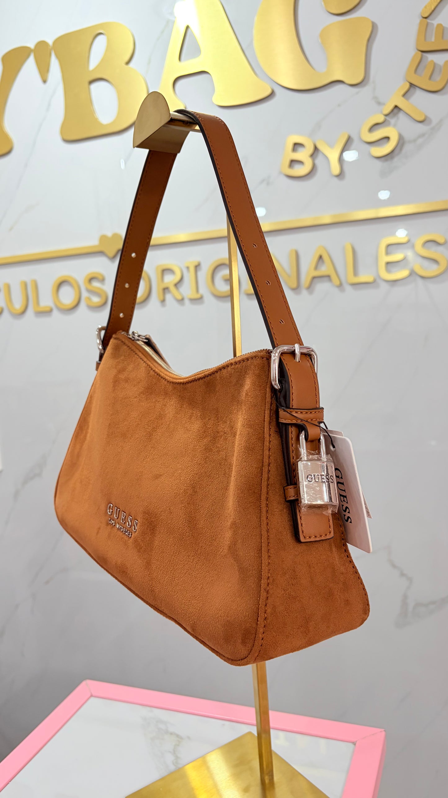 Bolsa Dama Marrón Guess