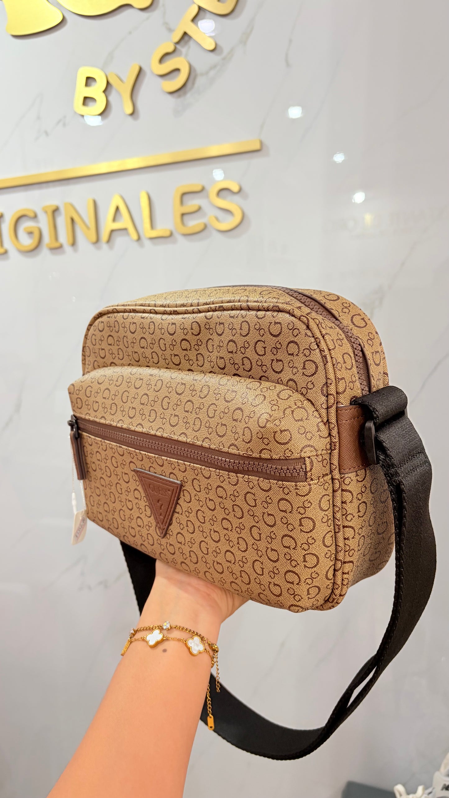 Bolso Caballero Crossbody Café Guess