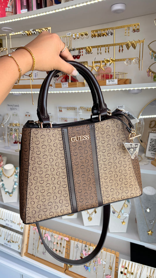 Bolsa Dama Chocolate Guess