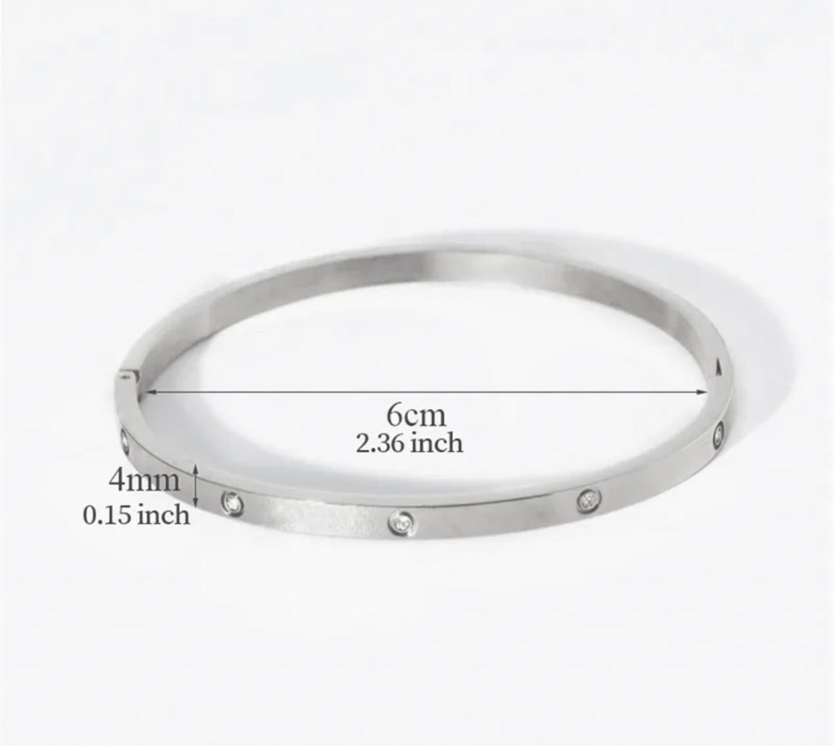 Brazalete Carlota Con Brillos Fino