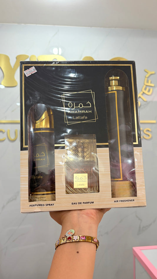 Set Perfume Caballero Khamrah Lattafa