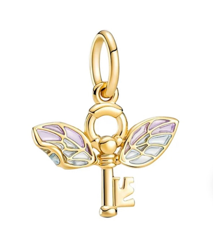 Charm Chapado Harry Potter Llave Alada