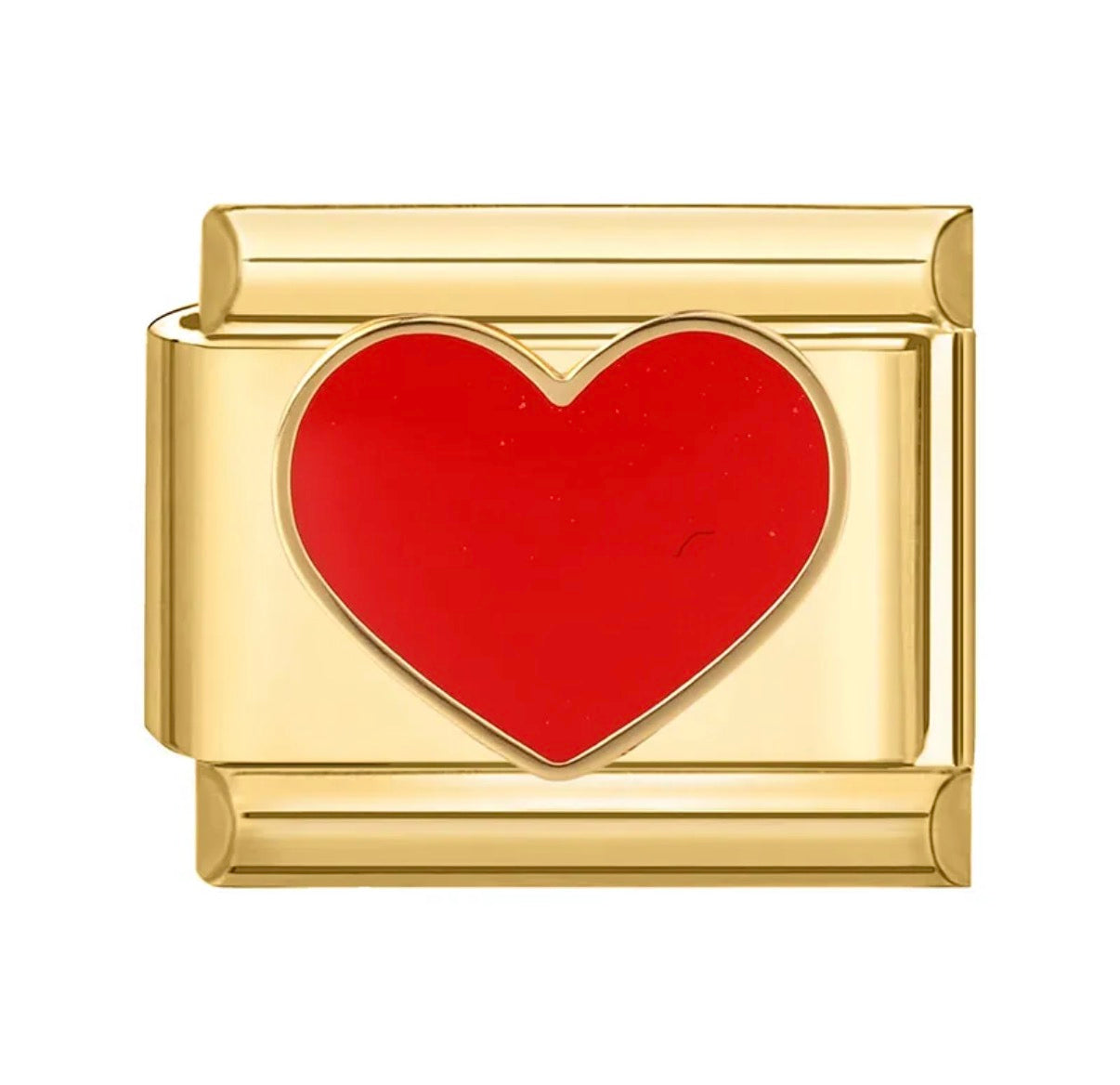 Charm Italiano Corazón Rojo