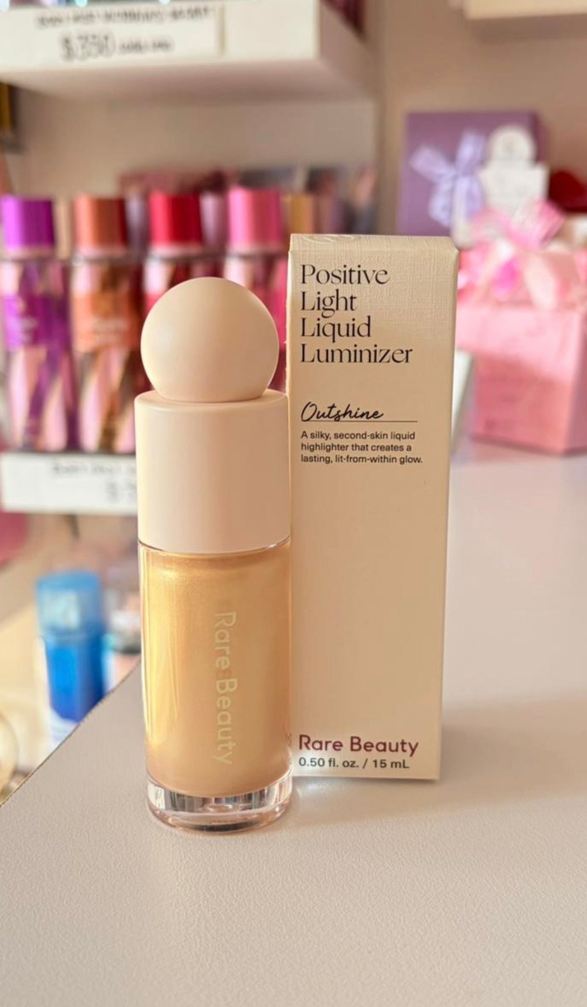 Iluminador Liquido Tono Outshine 15ml Rare Beauty