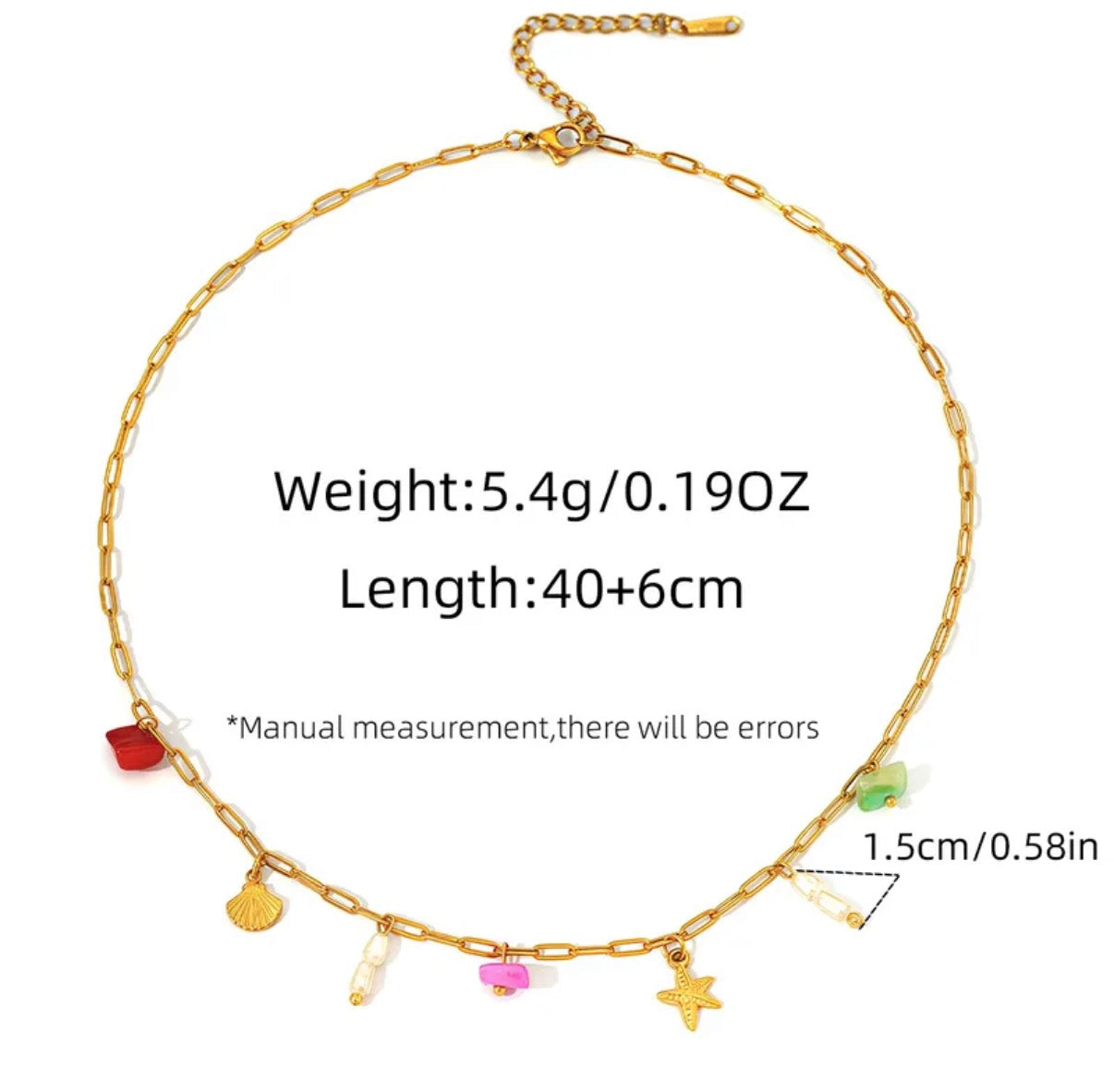 Collar Dijes Mini Mar