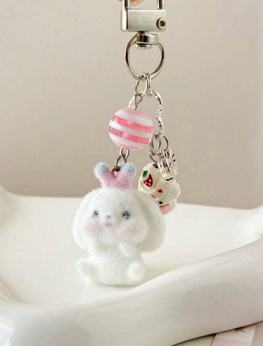 Llavero Perrito Blanco Mini